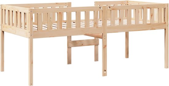 vidaXL Lit enfant sans matelas Pin massif 75x190 cm