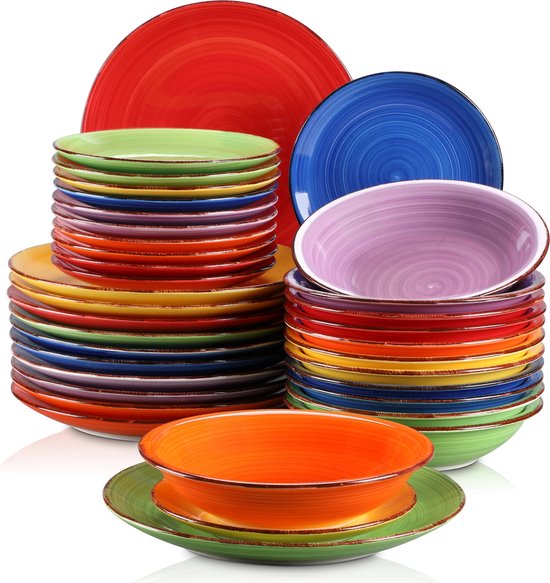 Van Well Serviesset Trend (bord diep 23 cm 6 stuks