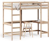 vidaXL - Hoogslaper - mer - bureau - massief - grenenhout - 100x200 - cm