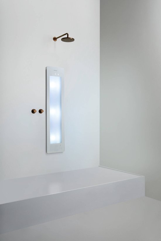 Foto: Sunshower plus m inbouw met infrarood en uv licht white