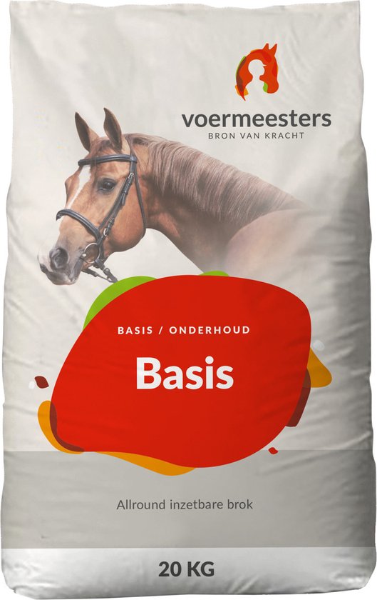 Voermeesters Basis - Paardenvoer - 20 kg