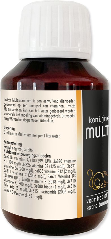 Invicta Multivitamine pour Rongeurs 100 ml
