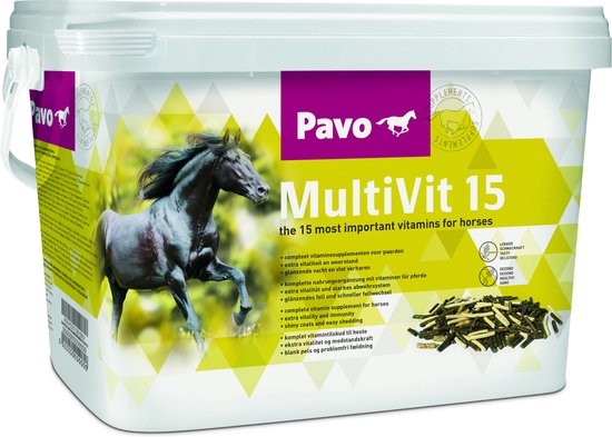 Pavo Multivit 15 - Voedingssupplement - 3 kg Pavo Multivit 15 - Voedingssupplement - 3 kg