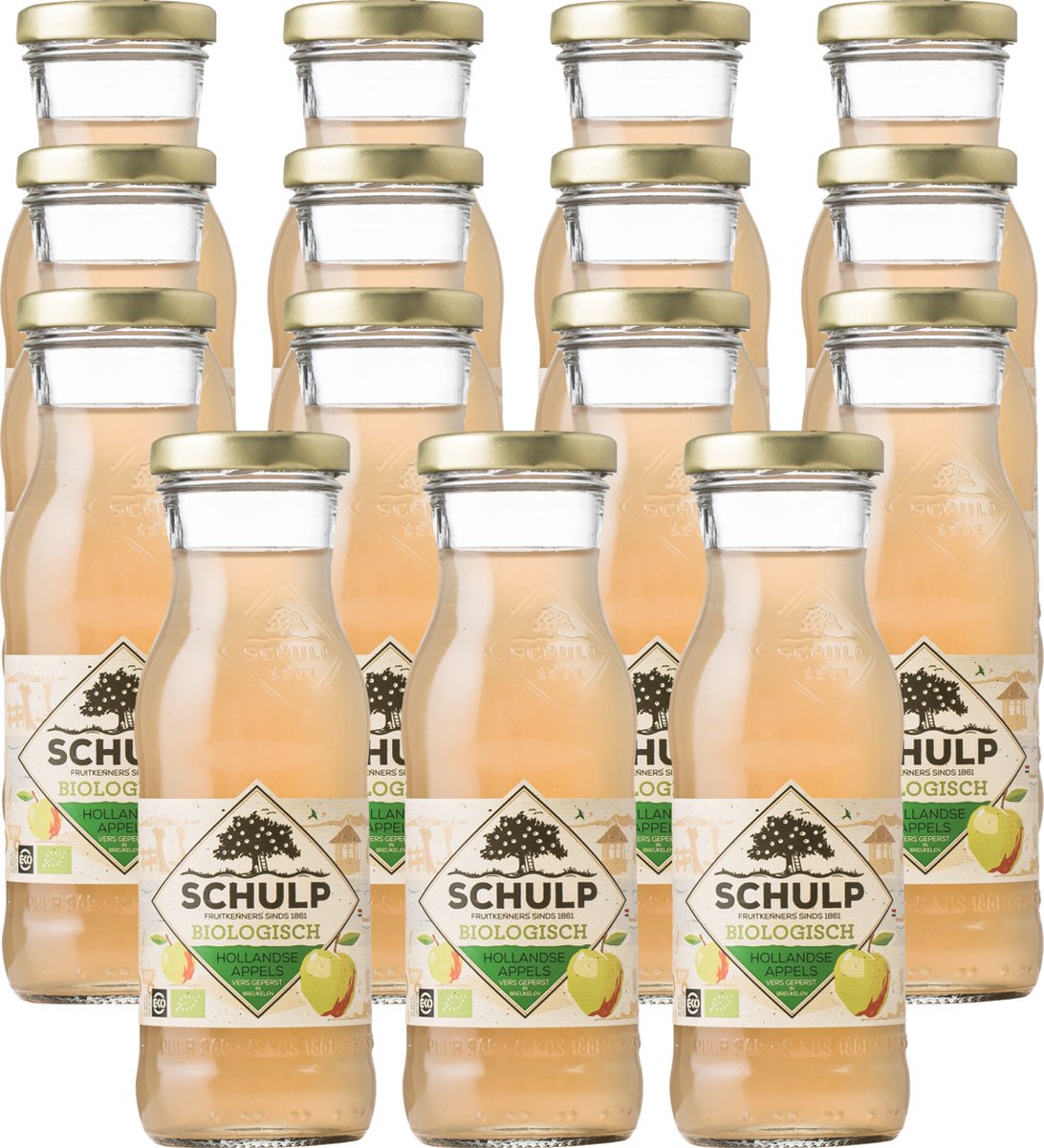 Schulp Appelsap Biologisch 15 x 0,2 liter