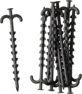 Nature vidaXL Ensemble de 10 supports de filet 25 cm