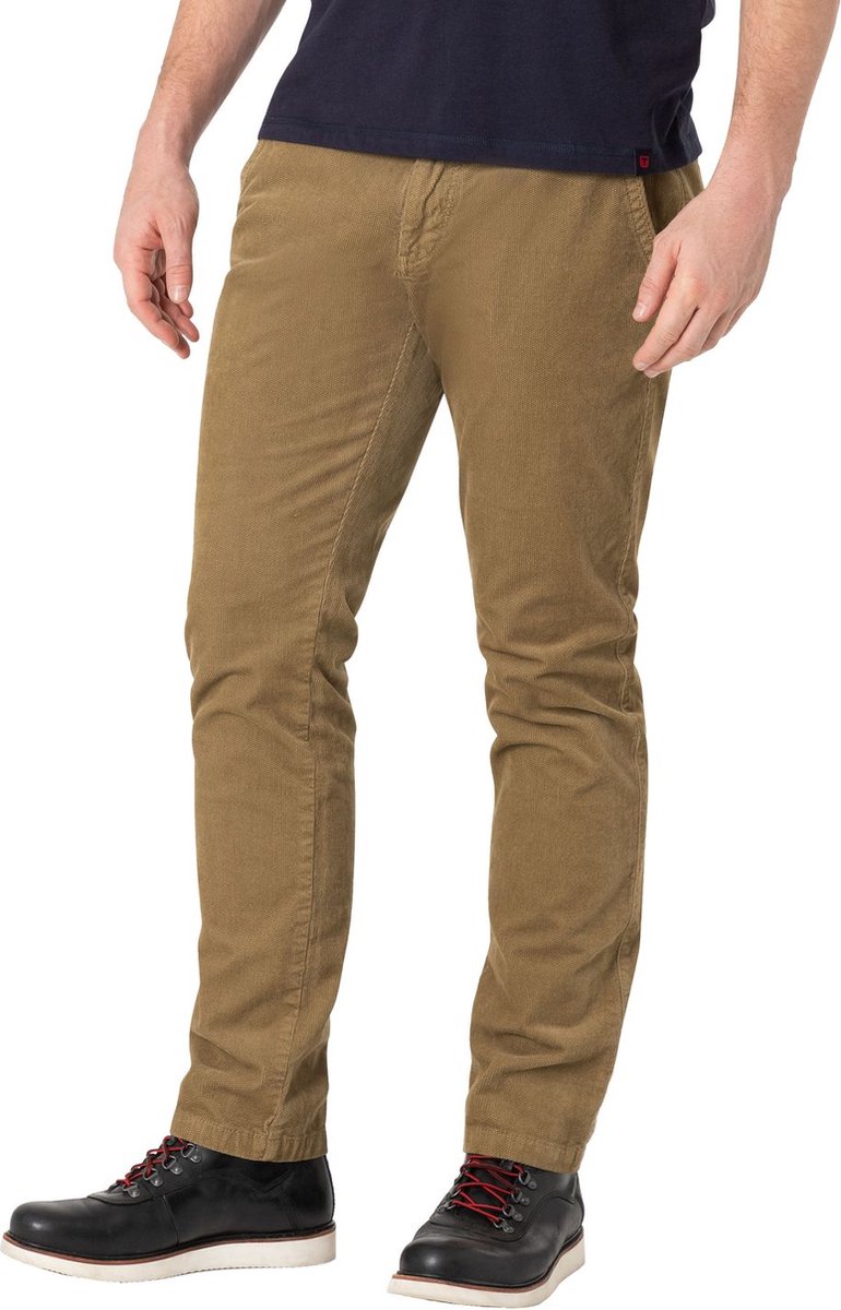 TIMEZONE Heren Chino Broek REGULAR LUITZ regular/straight Bruin 30W / 32L Volwassenen