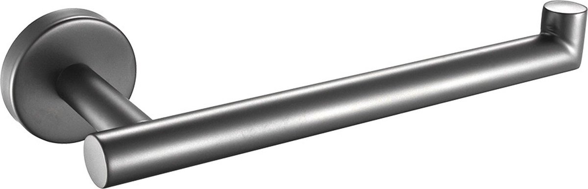 Profielenloods - Handdoekhouder gunmetal - Monteren met schroeven