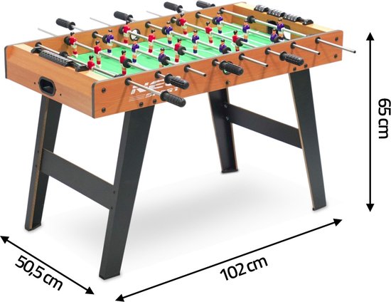4 in 1 multi-game tafel voor kinderen - Tafelvoetbal, Biljart, Tafeltennis, Air-hockey
