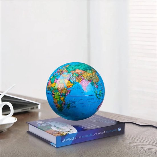 JOWHOL Magnetische zwevende wereldbol Magnetische levitatie Auto-roterende educatieve wereldkaart Creatieve thuis kantoordecoratie Verjaardag/zakelijk kantoor cadeau voor kinderen Vriend JOWHOL Magnetische zwevende wereldbol Magnetische levitatie Auto-roterende educatieve wereldkaart Creatieve thuis kantoordecoratie Verjaardag/zakelijk kantoor cadeau voor kinderen Vriend
