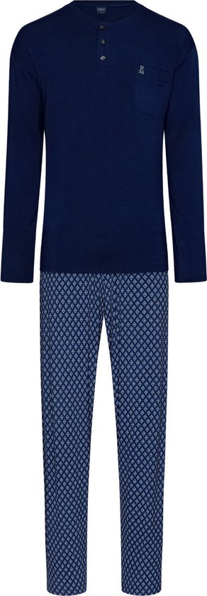 Lange pyjama van zachte stof - 2-delig - ROOD - Kiabi - 19.00