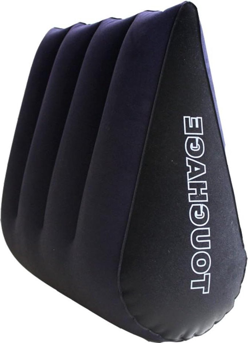 Goedkoopste Driehoekig lumbaalkussen voor yoga, bedrust en reizen - Multifunctioneel kussen met oogmasker en pomp Lichaamskussen