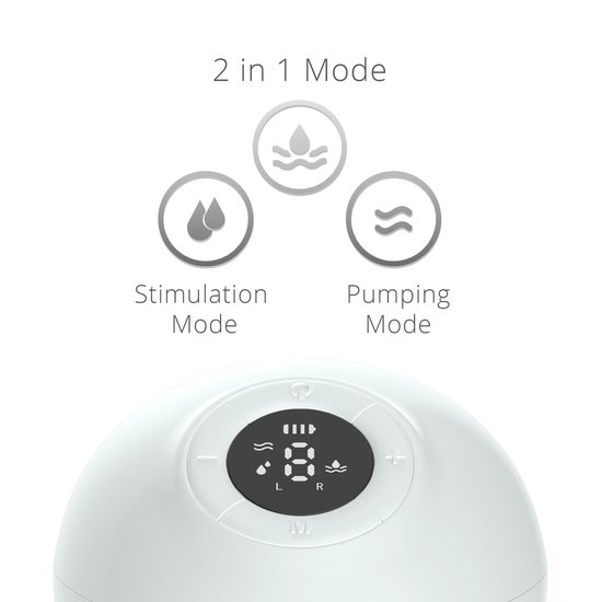 LUVION® Geneva Handsfree Elektrische Borstkolf Dubbel - Draadloze kolf voor thuis én onderweg van Luvion — afbeelding 3