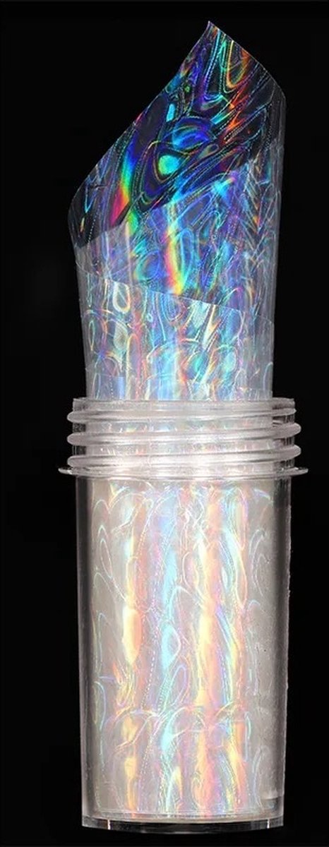 Goedkoopste WiseGoods Luxe Cellofaan Nailart Folie 100x4 - Plakfolie Kunstnagels - Decoratie Nepnagels - Nail Art Accessoires - Nagels - Shiny