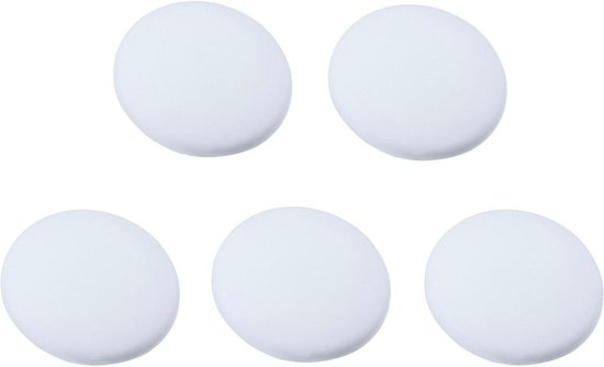 YISCOKO Deurstopper-5 stuks deurklinkbeschermers-deurstoppers voor muren-muurbeschermer-deurstoppers voor muren-herbruikbare siliconen transparante ronde muurbeschermer (4,0 cm