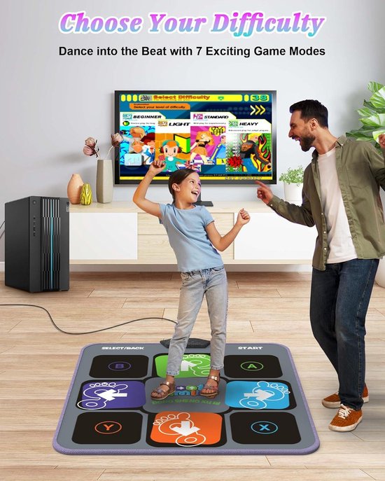 Dance Mat Dansmat USB - Antislip DDR Mat Voor PC - Windows Compatibel