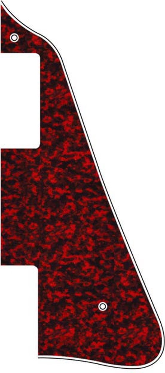 Boston LP-313-RR pickguard, LP-model, standard, 3 ply, tiger red