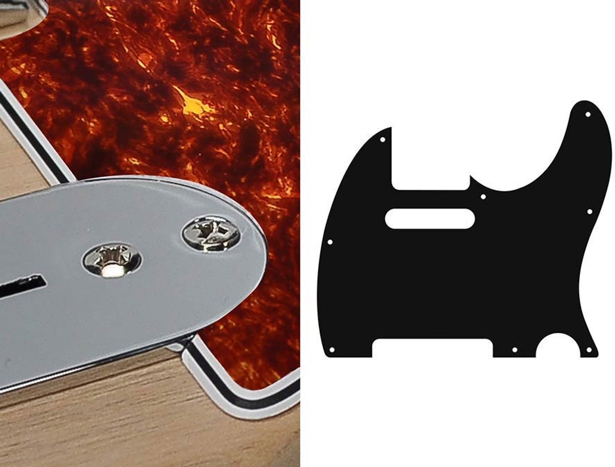 Boston TE-410-T pickguard, Teaser, standard, 4 ply, tortoise