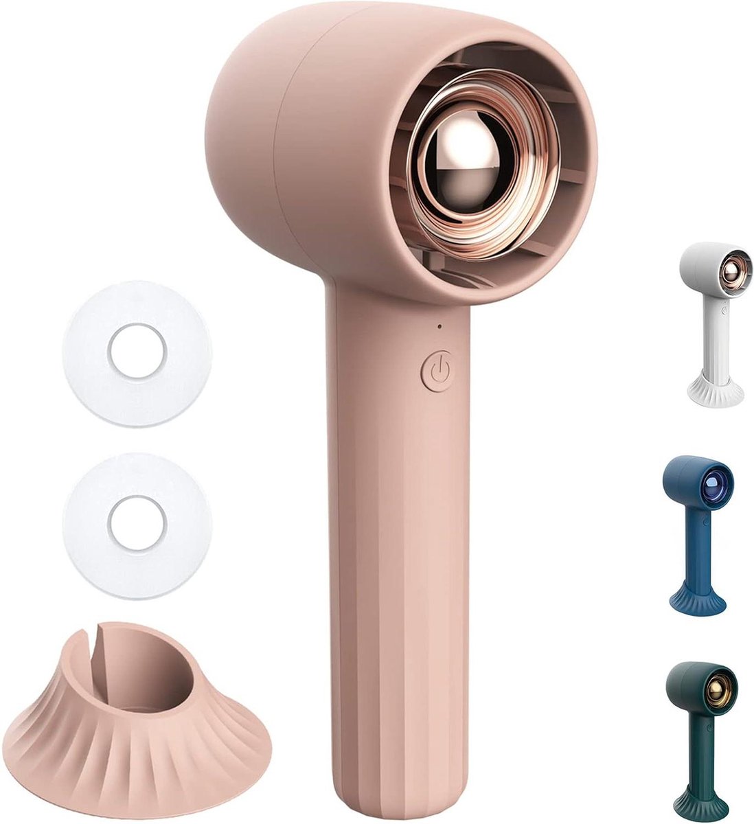 Draagbare Handventilator met Aromatherapie - 2000mAh USB Oplaadbaar - 3 Snelheden Verstelbaar - Voor Reizen en Make-up