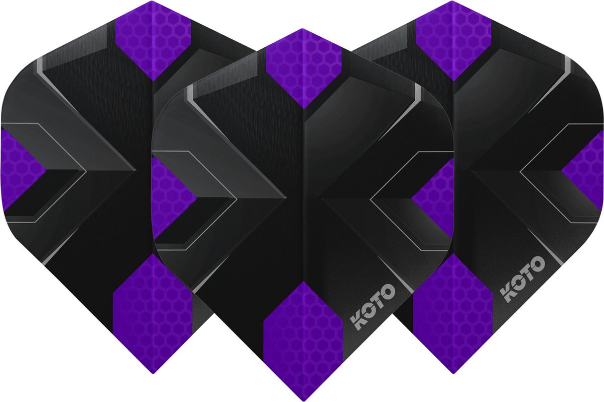 KOTO ZIZ-X NO2 Purple - Dart Flights