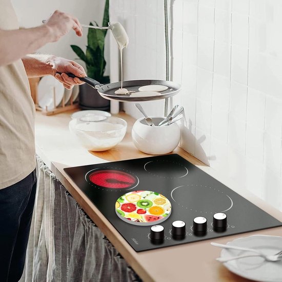 Rijpe Vruchten Art Metalen Ronde Kookplaat Covers - Set van 4 - Gas Range Oven Protector van Koloroo — afbeelding 4