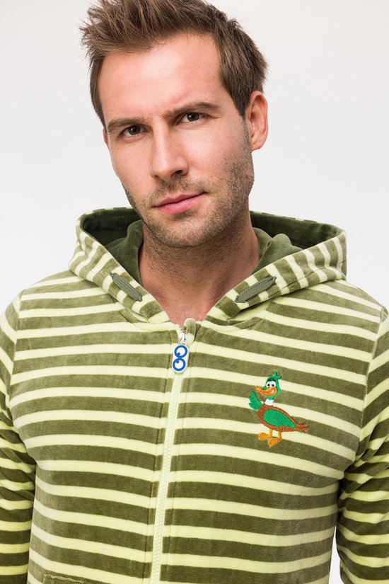 Woody Unisex Onesie rayure verte - taille 140/10J