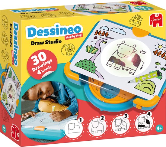 Jumbo - Dessineo - Leren tekenen - Vanaf 4 jaar - Hobbypakket