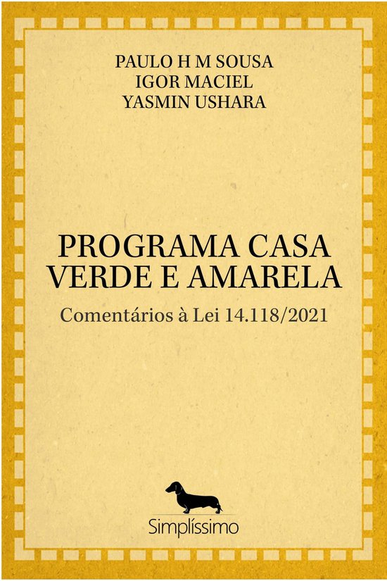 PROGRAMA CASA VERDE E AMARELA - cover