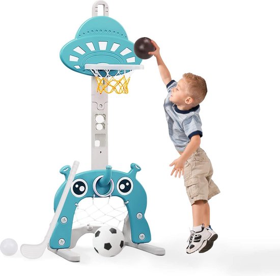 VidaXL 5-delige Basketbalset wandmontage 66x44,5 cm kopen? Vergelijk de
