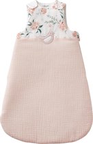 VERTBAUDET Gigoteuse Été Gaze Coton Bio Mini Zoo - Arc-en-Ciel, Zip Intégral, TOG ≤1, Tailles 0-36 Mois