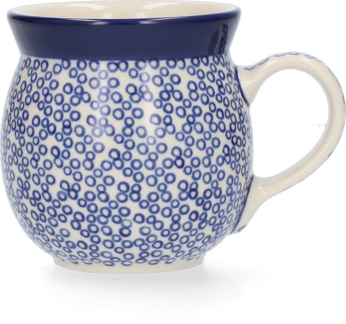 Bunzlau Castle Boeren Mok 240 ml Bubbles Handgemaakt Koffie beker kop