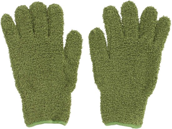 Gants pour épousseter les Plantes verts - Microfibre