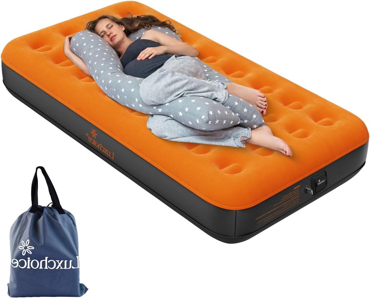 Luchtbed Zelfopblazend Opblaasbaar Matras Draagbare Pomp 1 Persoon Logeerbed Camping Reizen Wandelen Binnen
