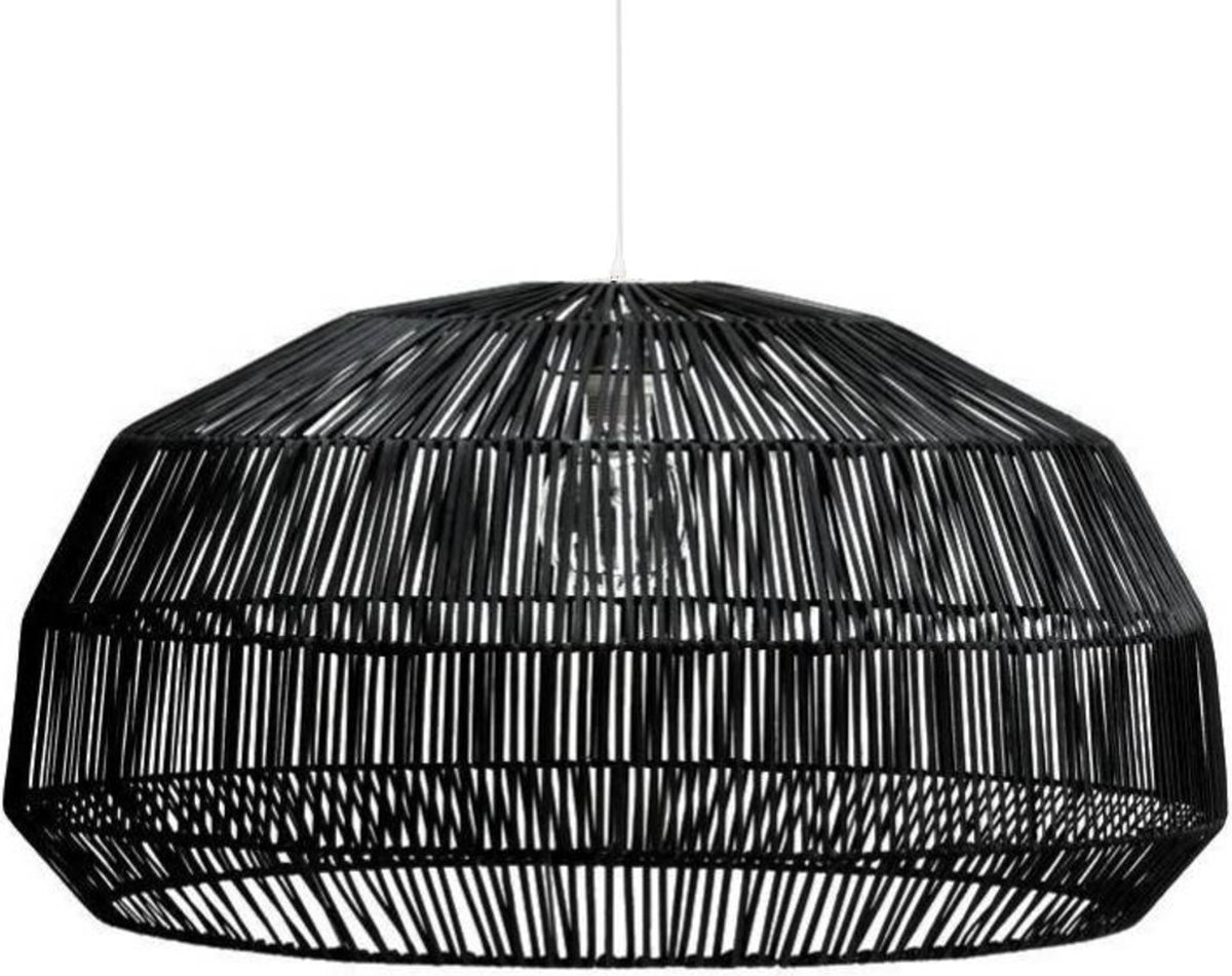 Fine Asianliving Bamboe Hanglamp Zwart - Aaron D43xH25cm