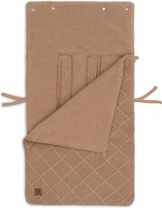 Jollein - Baby Voetenzak groep 0+ 3/5 punts - Check Knit Biscuit van Jollein — afbeelding 5