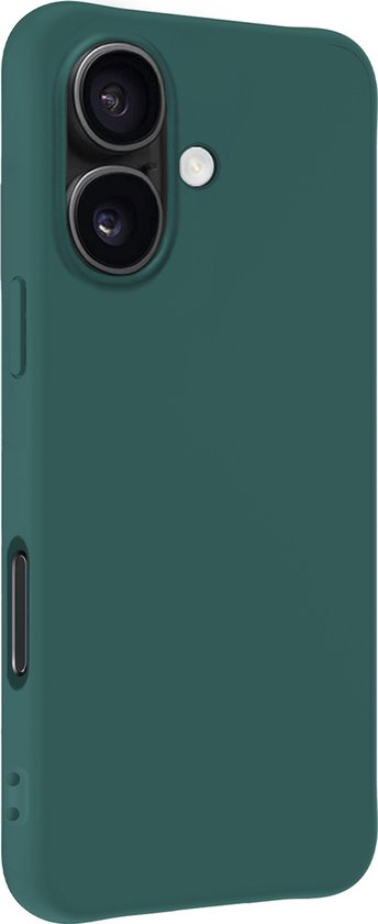 Coque adaptée pour iPhone 16, coque en Siliconen – Coque adaptée pour iPhone 16, coque – Vert foncé