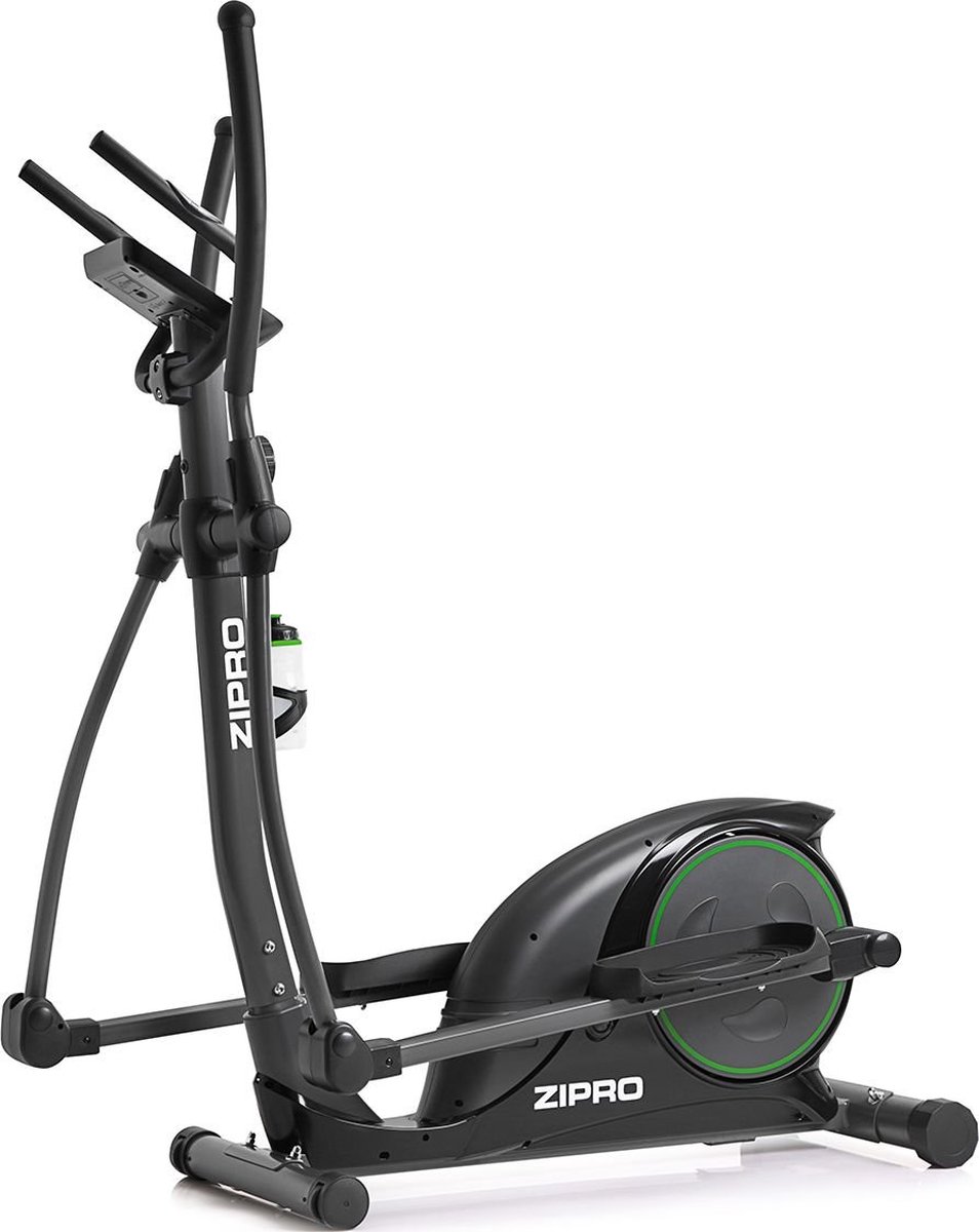 Afbeelding 2 van Zipro Hulk Magnetische Crosstrainer, Hartslagsensoren, Gemakkelijk te transporteren, Antislippedalen, Flessenhouder, Homegym, Stabiele structuur, Max. gebruikersgewicht 150 kg, zwart en grijs