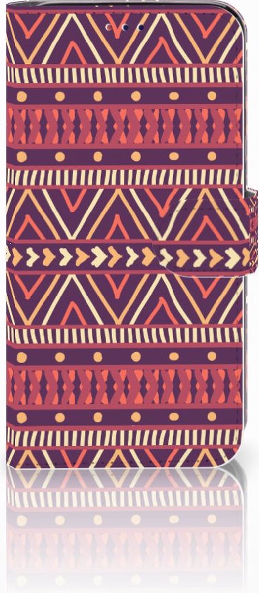 Samsung Galaxy A10 Telefoon Hoesje Aztec Paars