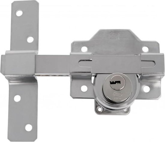 AMIG Verrou de sécurité 4 105 x 170 mm Acier Chromé brillant