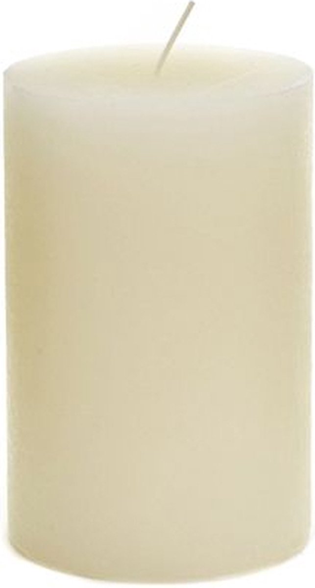 Rustik Lys - Rustieke stompkaars 'Classic' (Ø10x18cm, Offwhite)