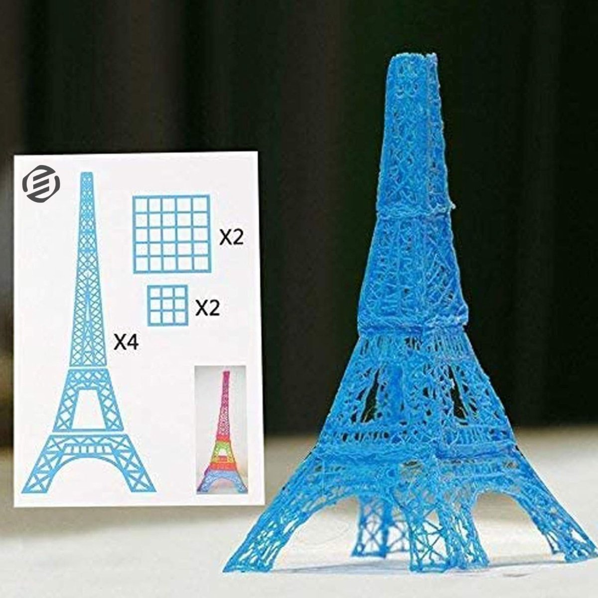 Equivera 3D Pen - 3D Starterspen - 3D Pen Starterspakket - Knutselen en Tekenen - 3D Printen - Incl. Vullingen en Filament - Kinderen en Volwassenen