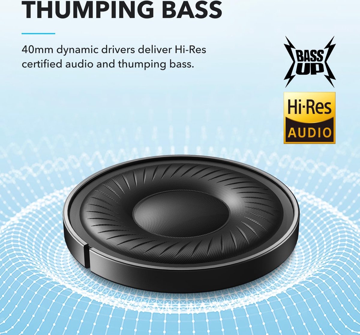 Soundcore Q20i Hoofdtelefoon met Hybride Actieve - afbeelding 2