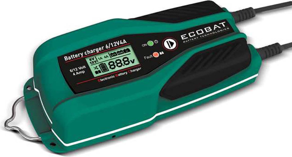 ECOBAT Acculader 6/12 V 4 A