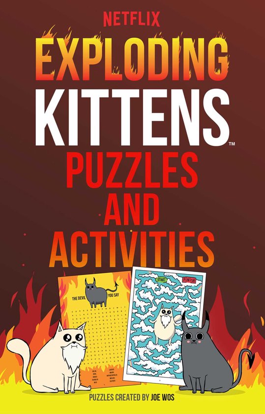 Exploding Kittens Puzzles and Activities - cover