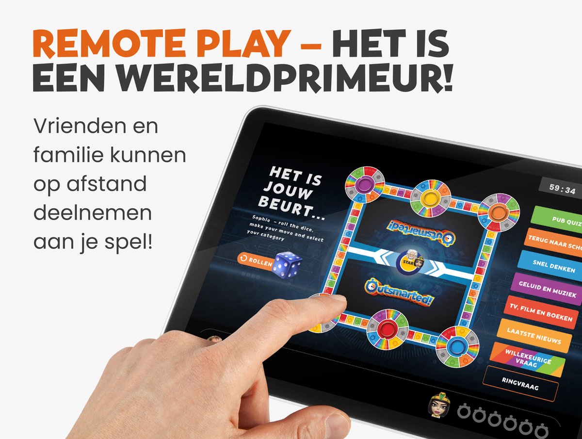 Bordspel Outsmarted! The Live Quiz Show Trivia | Spel | 1422038