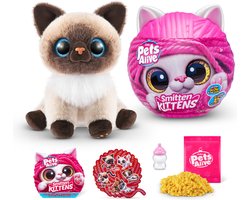 foto van Zuru Pets Alive Smitten Kitten Knuffel + Geluid Assorti