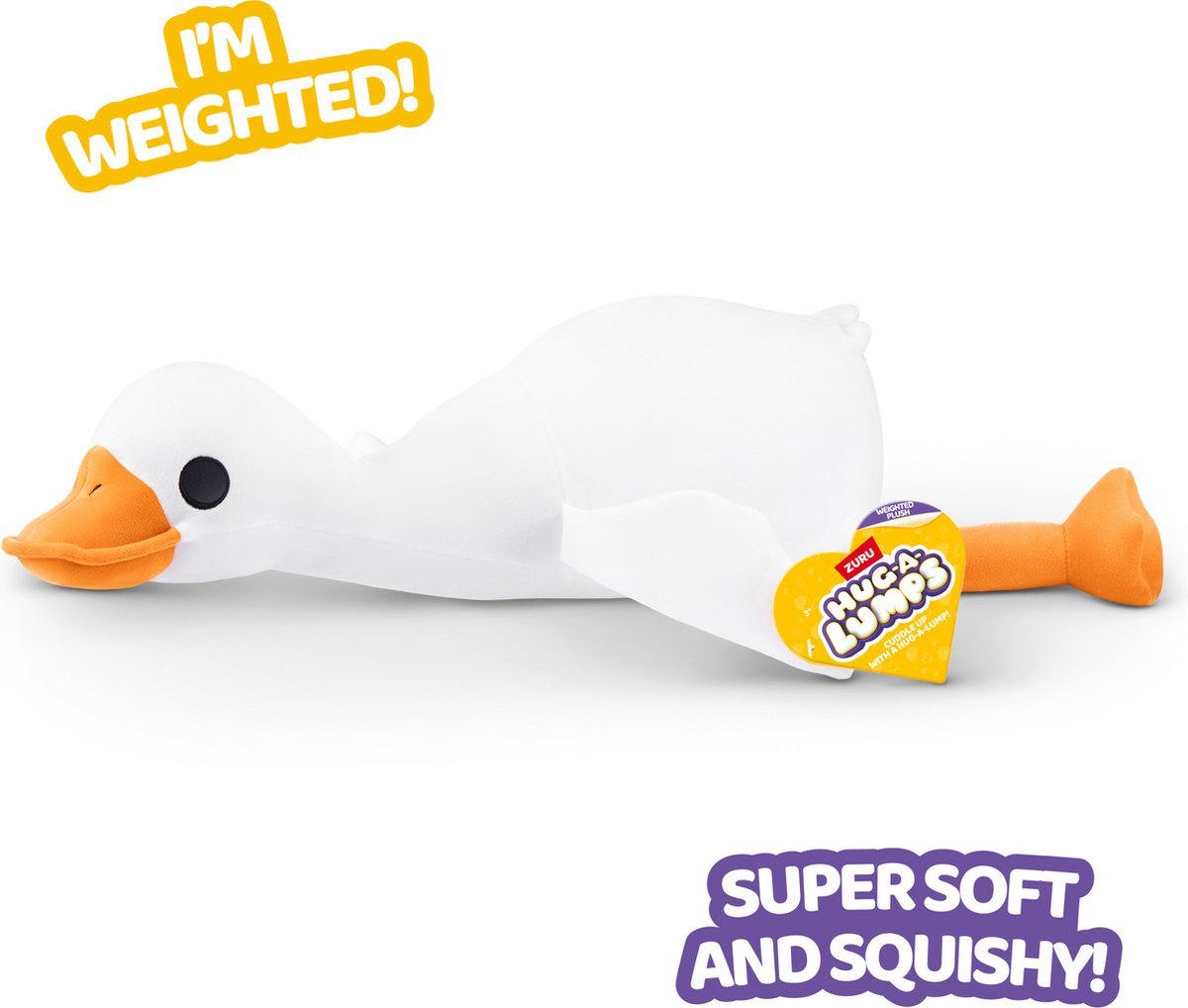 Hug-A-Lumps - Gans Mav - verzwaarde knuffel - van ZURU — afbeelding 4
