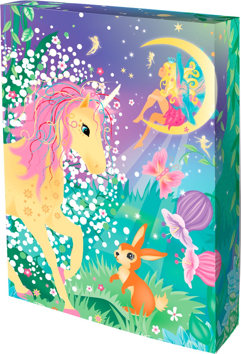 Eenhoorn cadeaus voor meisjes van 5 6 7 8 9 jaar cadeau ideeën: drinkfles knutselset kinderen vanaf 6 8 10 11 jaar DIY waterfles knutselen diamond painting kinderen verjaardagsspeelgoed meisjes 4 12
