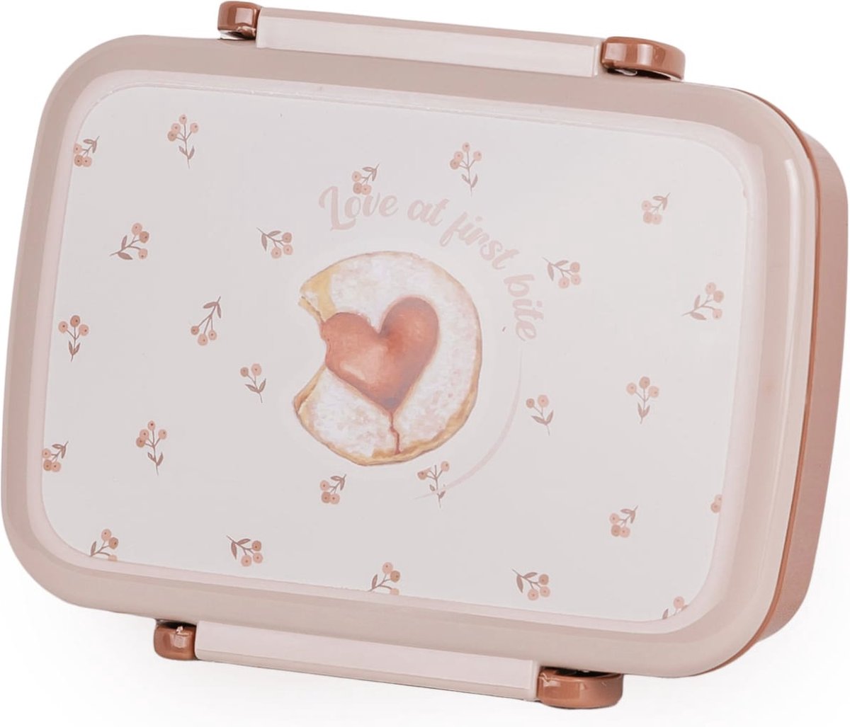 Mrs Ertha Bentobox / brooddoos met indeling - 15x12x5cm - Flower Buds