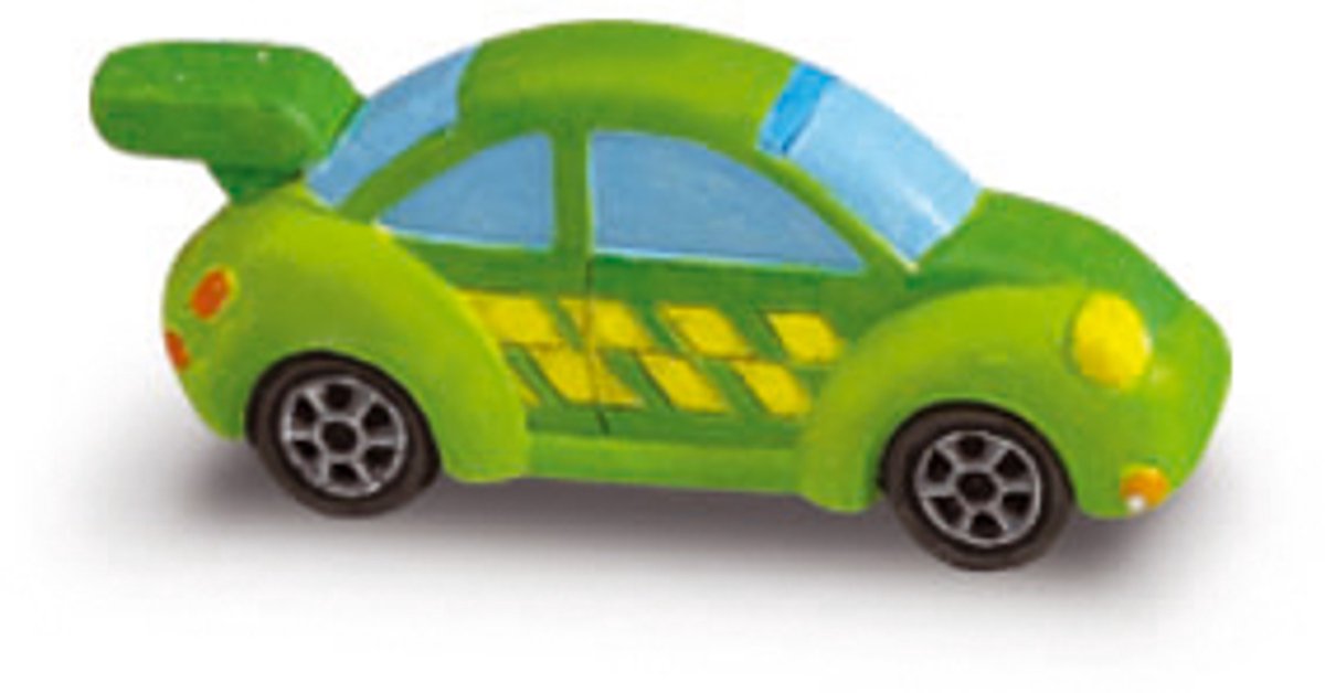 4M Knutselen - Giet En Verf - Racewagen - Creatief Speelgoed - Hobbypakket Gips - 5+ — afbeelding 2