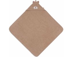 foto van Jollein - Badcape Badstof 75x75cm - Baby Handdoek met Badcape, Omslagdoek, Badponcho - Jungle Jambo Cheetah